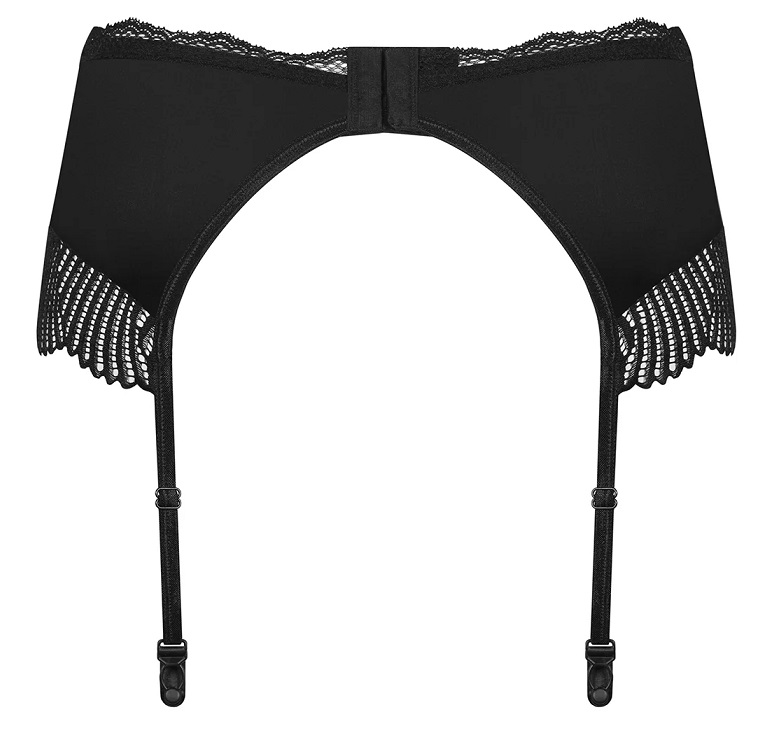 Think about your obsessive fantasies. Maybe you want to emph... Obsessive - Klarita Garter Belt - Black - S/M photo-8
