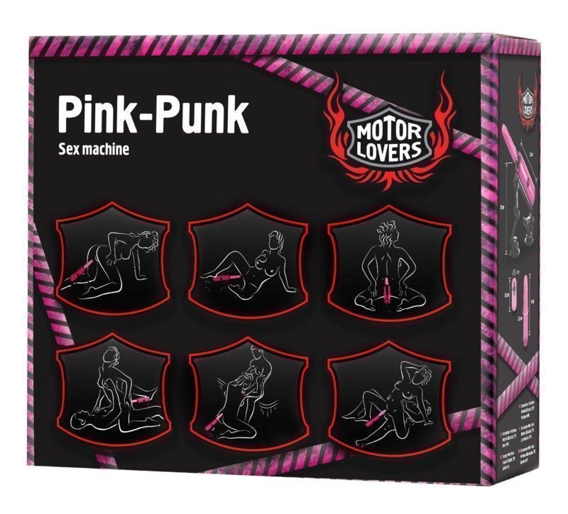 Pink-Punk Motor Lovers Bag with heating fuction and powerful... Motor Lovers - Pink-Punk Heating Sex Machine - Pink photo-18