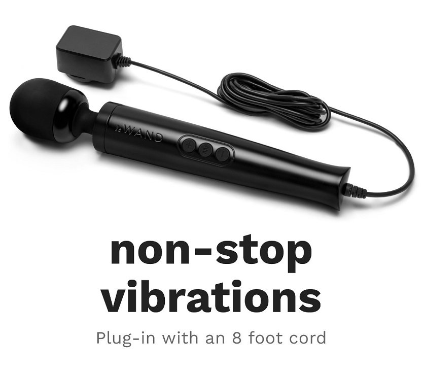 Experience the enhanced version of the acclaimed Le Wand Die... Le Wand - Die Cast Plug-In Massager - Black photo-4
