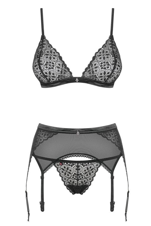 Do you feel a pleasant thrill? It means that a really amazin... Obsessive - Shibu 3-pcs Set - Black - S/M photo-10