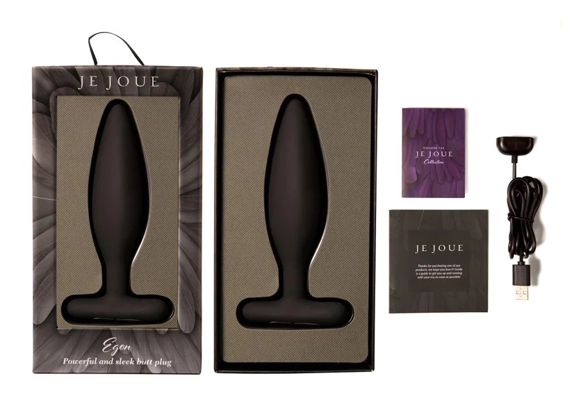 The Egon vibrating butt vibrator is designed for its multi-s... Je Joue - Onyx Vibro Butt Plug - Black photo-15