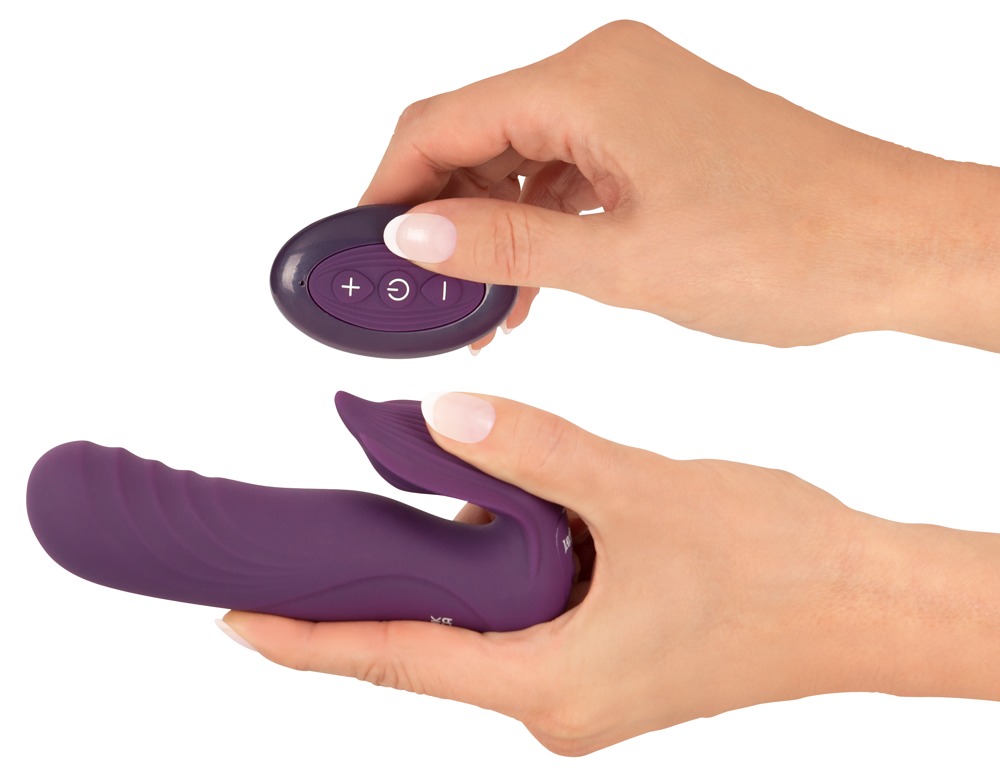 Deeply stimulating, discreet pleasure-giver for the panties!... Javida - RC Shaking Panty Vibe - Purple photo-2