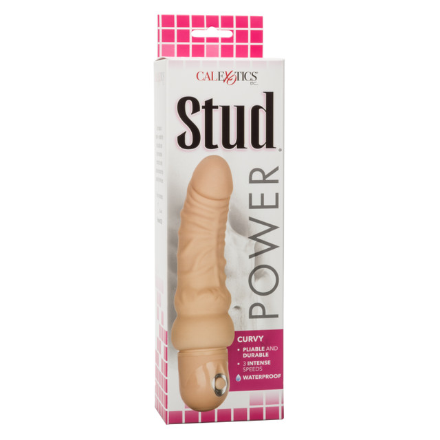 Soft, flexible, and power-packed the Waterproof Power Stud C... CEN - Power Stud Curvy Vibrator - Ivory photo-8