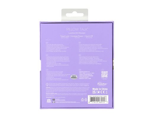 The luxurious mini massager from Pillow Talk is getting a ma... Pillow Talk - Racy G-Spot Vibe - Purple photo-12