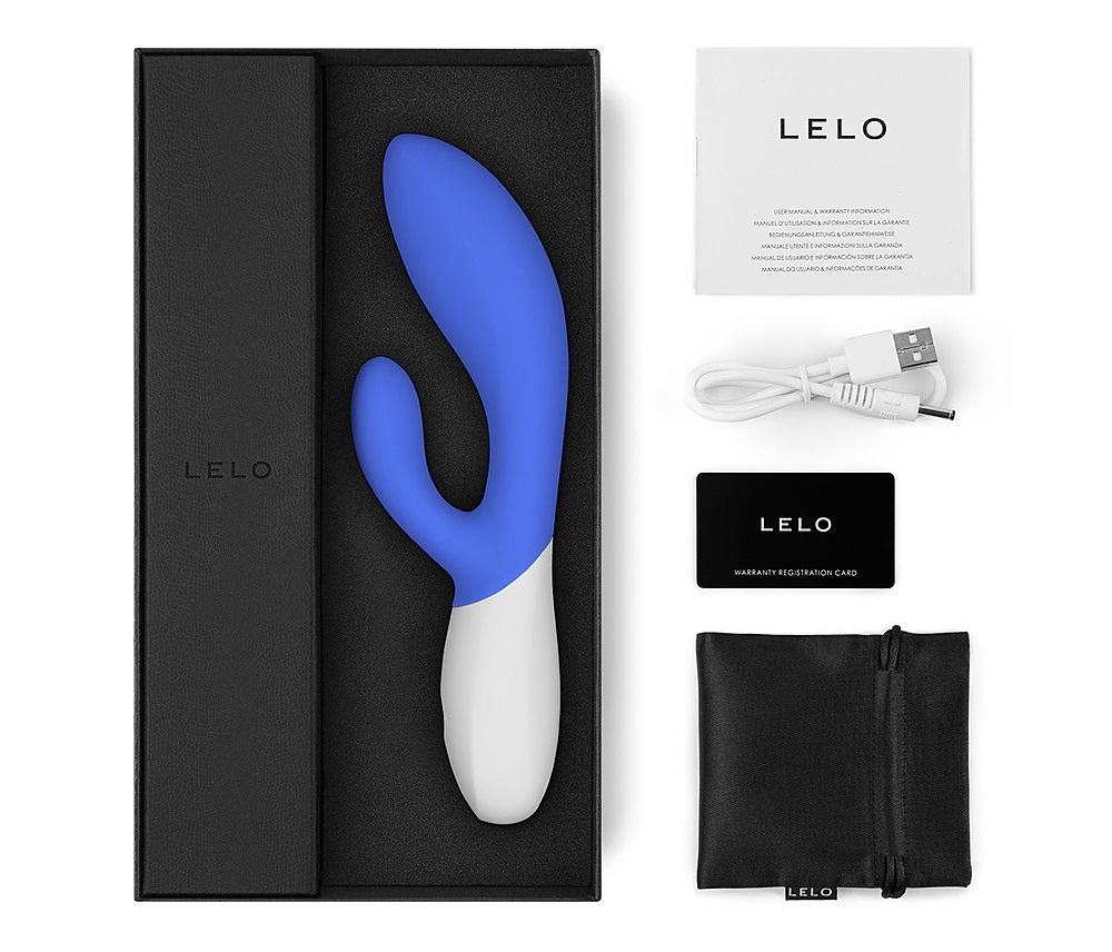 It’s only natural to feel curious about your body! Explore y... Lelo - Ina Wave 2 Rabbit Vibrator - Blue photo-8