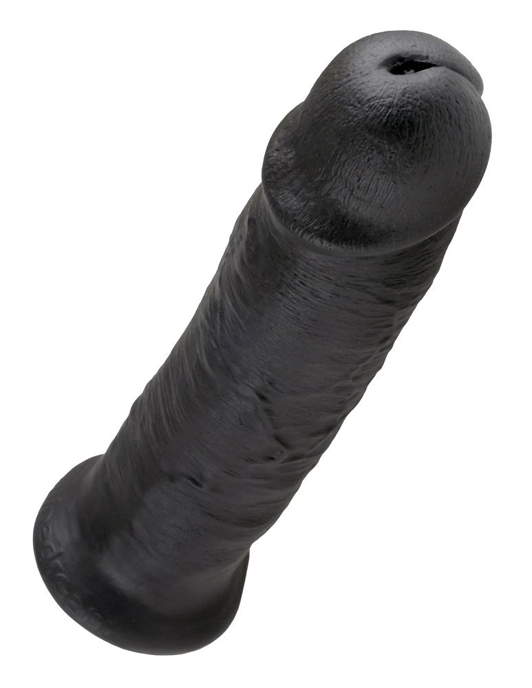 Do you want your first dildo to look and feel just like the ... King Cock - Cock 10″ - Black photo-3