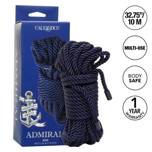 Discover the versatility and pleasure of the Admiral Rope. T... CEN - Admiral Nylon Rope 10m - Blue photo-2