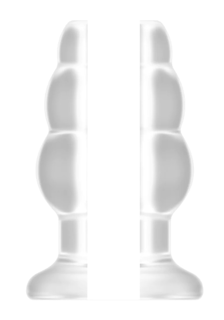 This butt plug will bring some whole new possibilities into ... Sono - #49 Hollow Tunnel Butt Plug S - Clear photo-3