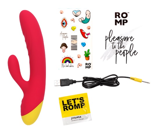 我們想通知您,適用於 Wow Tech 產品(ROMP、Womanizer、We-Vibe、Arcwave)的充電器適配... Romp - Jazz 兔子按摩棒 - 紅色 照片-13