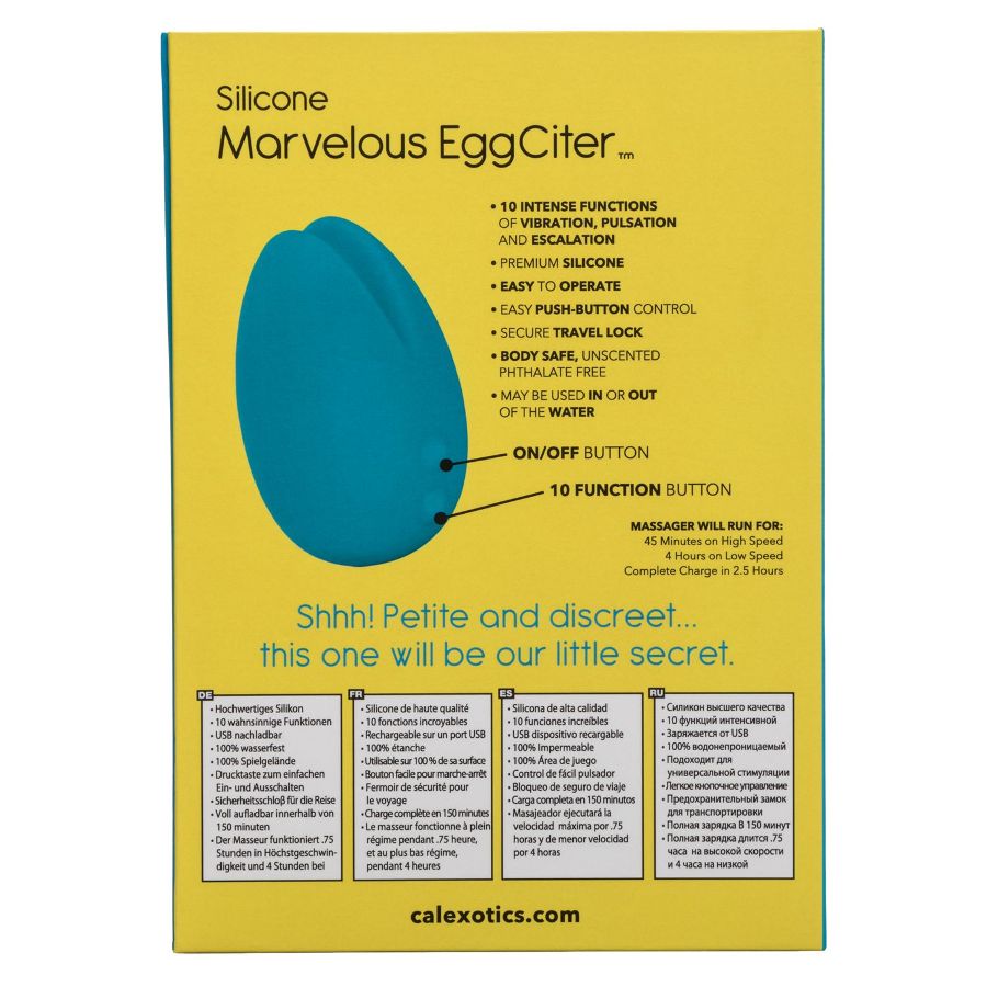 Enjoy tantalizing secret pleasure wherever you go with the e... CEN - Marvelous Eggciter - Blue photo-10