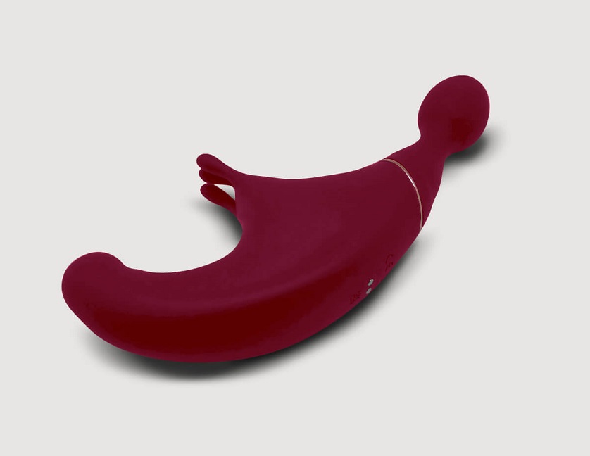 With a soft and silky touch, let yourself be carried away by... Adrien Lastic - Fusion Triple Vibrator - Rose photo-6