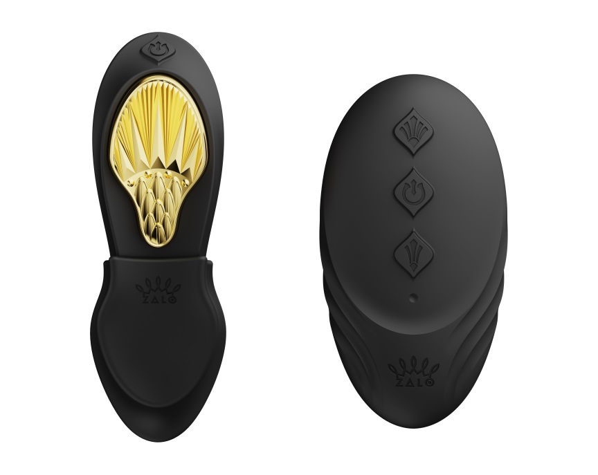 Elegant, timeless style meets ultra-comfortable ergonomic de... Zalo - Aya APP Wearable Vibrator - Obsidian Black photo-5