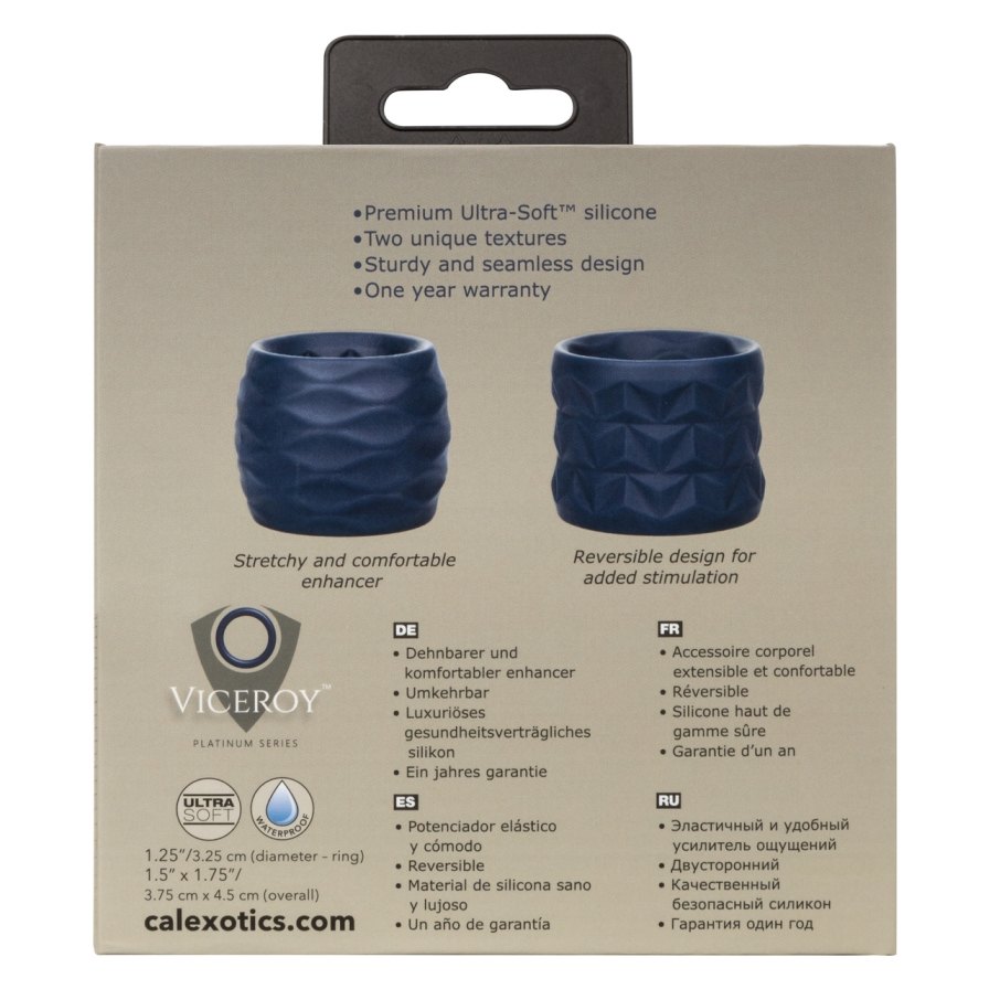From bashful beginners to erotic experts, the Viceroy Revers... CEN - Viceroy Reverse Endurance Ring - Blue photo-10