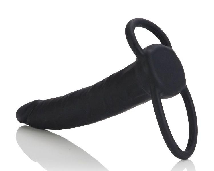 The Silicone Love Rider Dual Penetrator takes your stimulati... CEN - Silicone Dual Penetrator - Black photo-5
