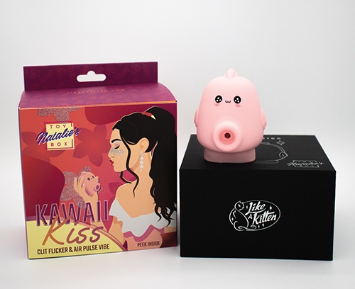 Natalie's Toy - Kawaii Kiss Clit Stimulator - Pink photo