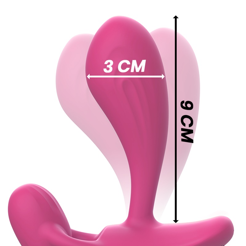 Strong, stronger, intense: The Intense Shelly Plug is every ... Intense - Shelly Vibro Plug w Remote - Pink photo-4