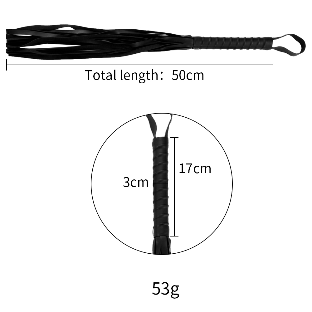 Plain pattern artifical leather bondage set with fluff
Inc... MT - Plain Pattern Bondage Set w Fluff - Black photo-4