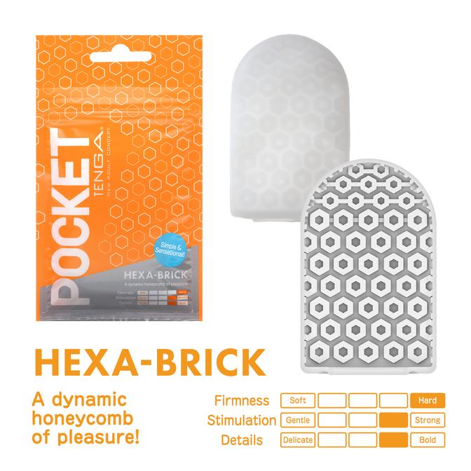 新登場的「POCKET TENGA」,正如它的名字一樣,可以輕鬆攜帶在你口袋的TENGA,以及「TENGA EGG」推出... Tenga - 口袋型自慰套 蜂巢紋 照片-4
