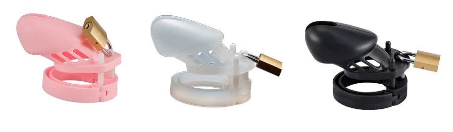 Male chastity device Short with 5 rings
Material: Silicone
... MT - Silicone Short Chastity Cage - Pink photo-4