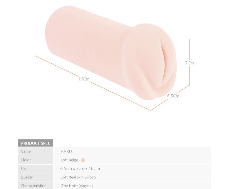 Compact and portable, this realistic masturbator is durable ... Kokos - Haru Mini Masturbator photo-7