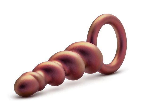 For anyone looking to explore new anal sensations alone or w... AAM - Spiral Loop Plug - Copper photo-2
