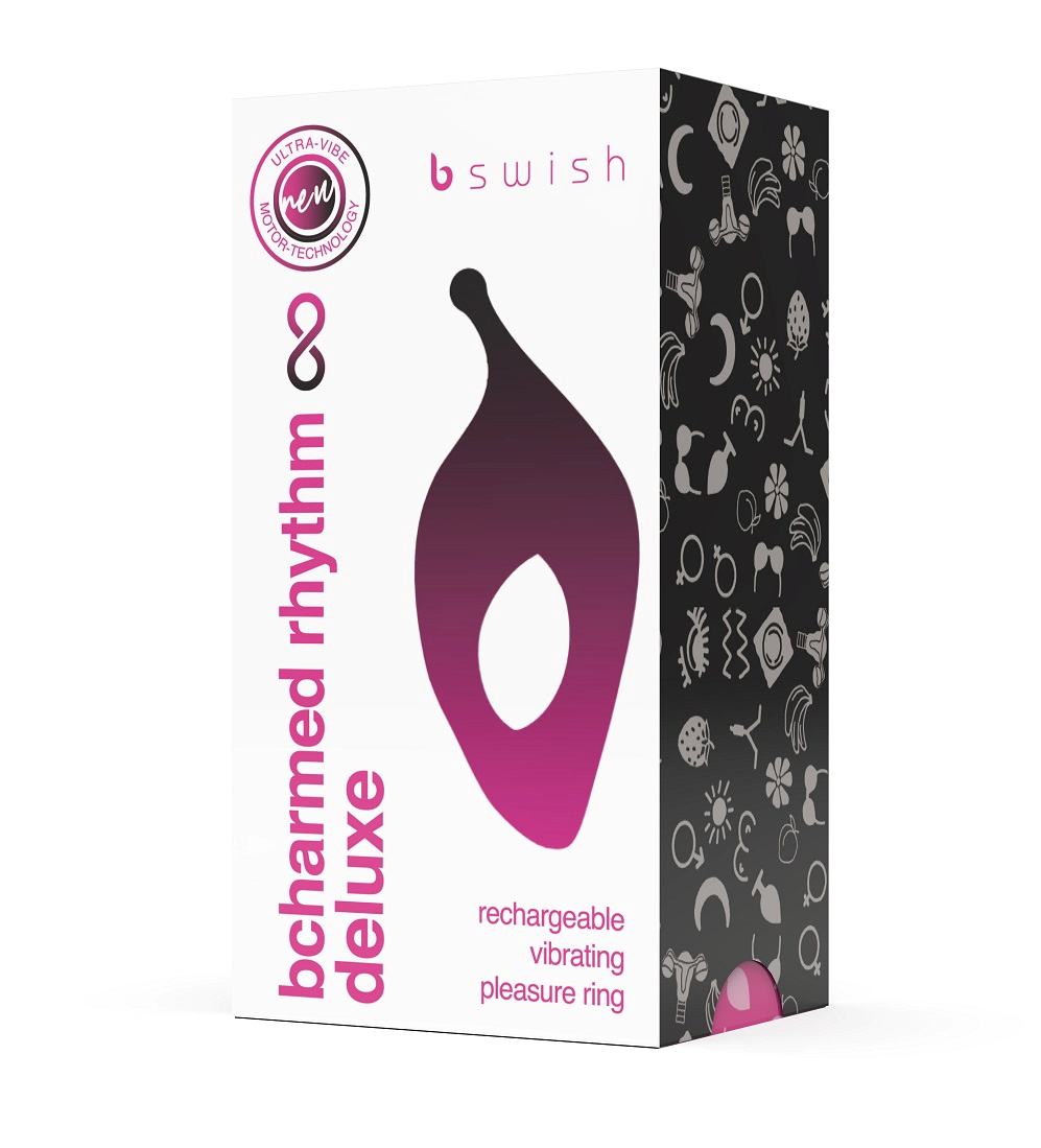Rechargeable vibrating pleasure ring Bcharmed Rhythm Deluxe
... B Swish - Bcharmed Rhythm Vibro Ring - Black photo-14