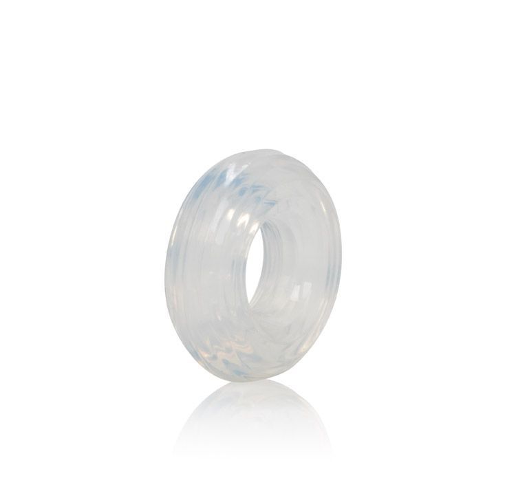 Please your lover all night long with the Premium Silicone R... CEN - Premium Silicone Ring Medium - Clear photo-2