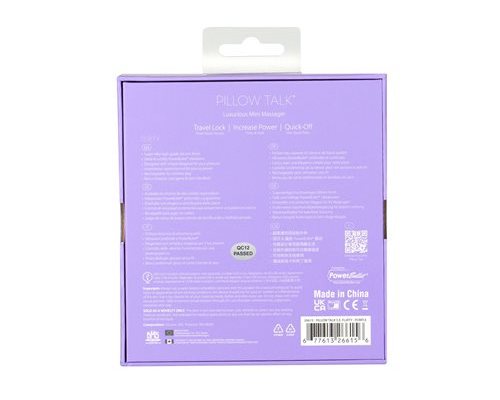 This luxurious mini massager from Pillow Talk is getting a m... Pillow Talk - Flirty Vibe - Purple photo-12