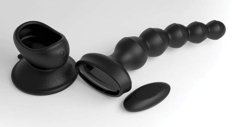 The Wall Banger Beads are designed to create the ultimate ex... 3Some - Wall Banger Vibro Beads - Black photo-6