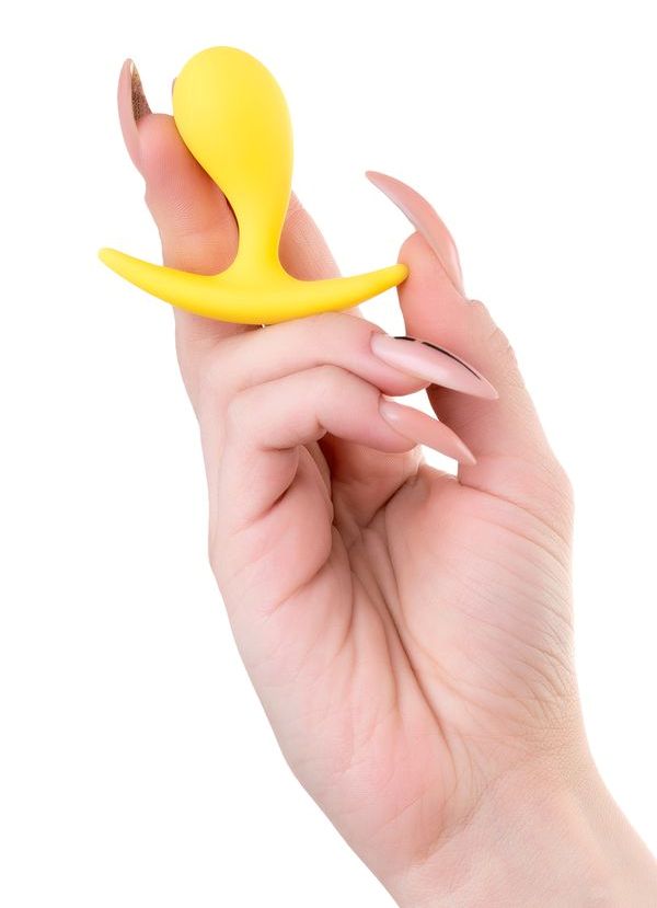 Small plug is ideal for the first experience. The wide stopp... ToDo - Blob Anal Plug - Yellow photo-2