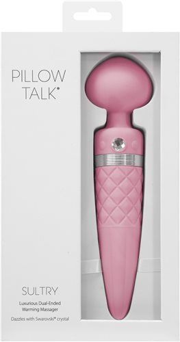 Pillow Talk - Sultry Rotating Wand - Pink photo
