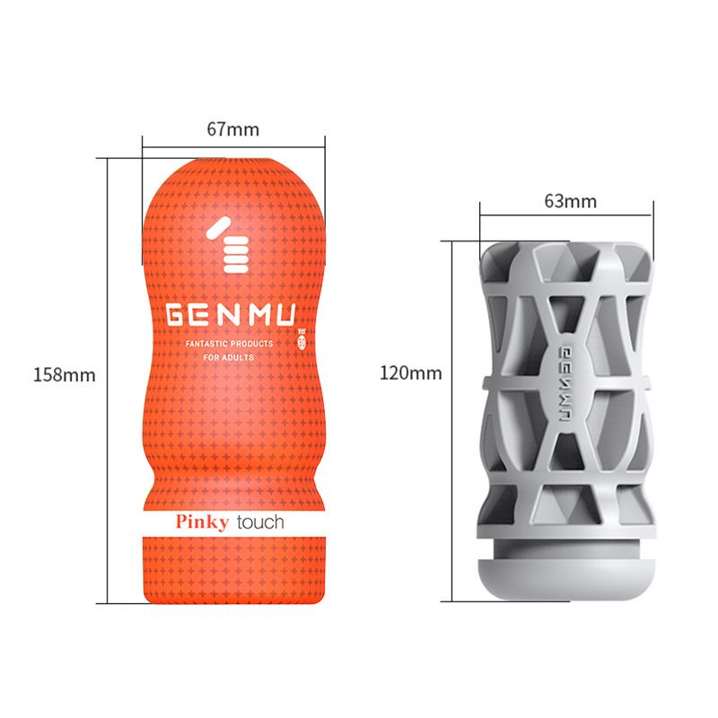 Japan GENMU Touch Series latest version 3.0, but also stimul... Genmu - Pinky Touch Ver 3.0 - Orange photo-8