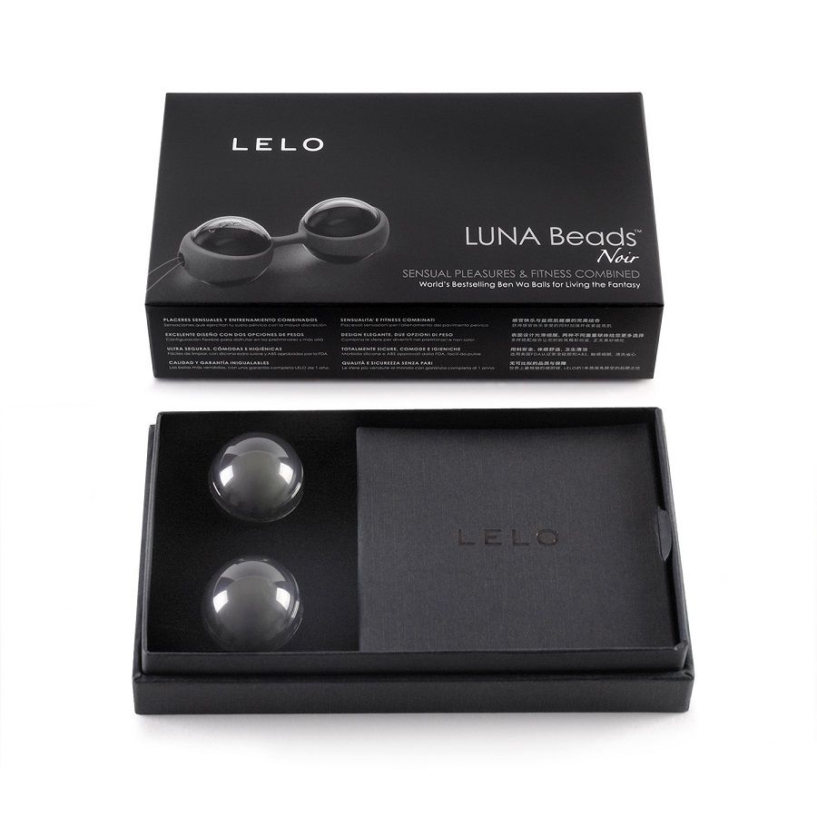 For women and couples seeking more intense intimate sensatio... Lelo - Luna Beads Noir Kegel Balls - Black photo-10