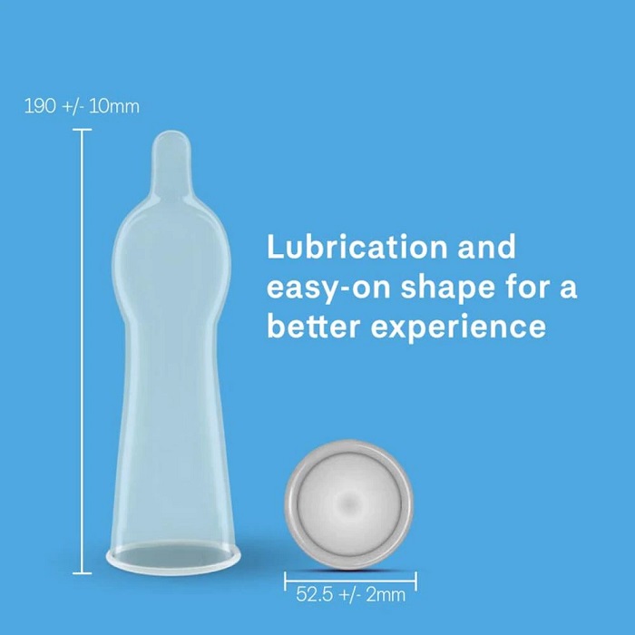 Durex Love condoms are basic Easy-On shape with pleasure gel... Durex - Love Easy On 3's pack photo-2