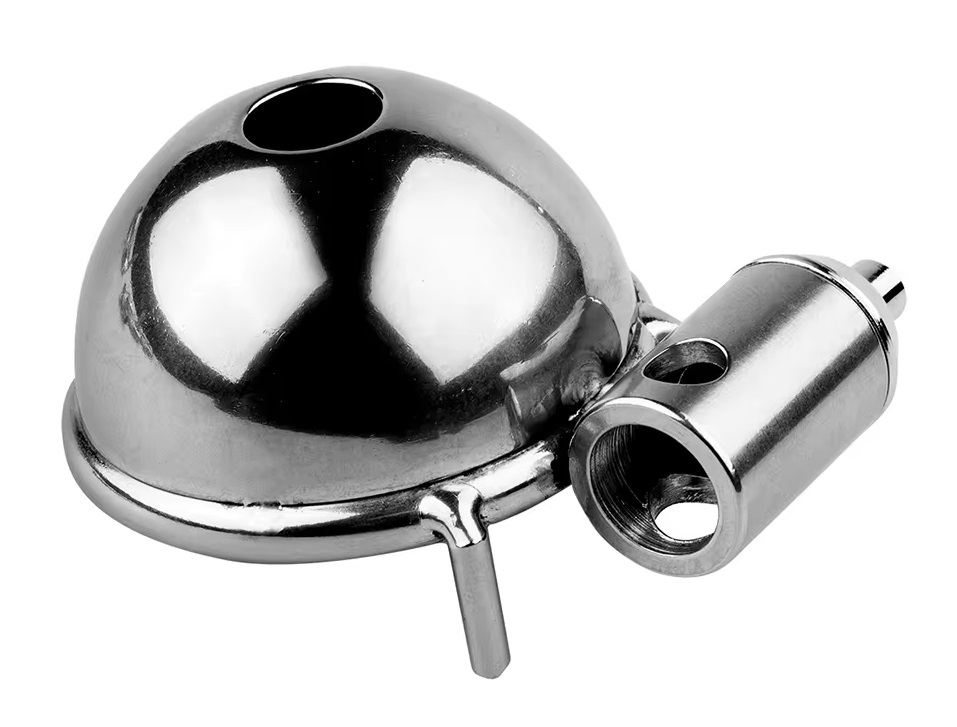 Short chastity device for men
Material: Stainless steel
Ca... MT - Short Cock Cage 50mm - Silver photo-3