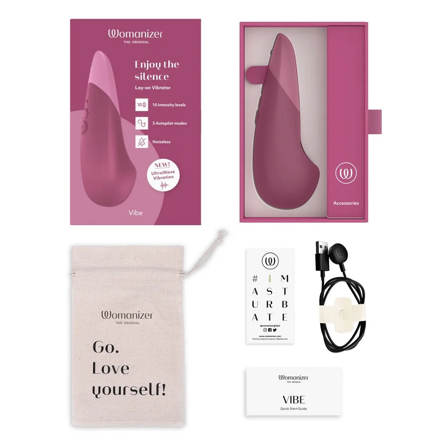 Introducing the Womanizer Vibe UltraWave Clitoral Vibrat... Womanizer - Vibe UltraWave Clitoral Vibrator - Dusky Pink photo-9