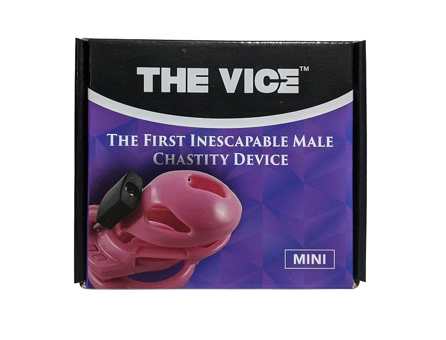 The Vice Mini Version 2 (or V2) has a slight modification fr... Locked in Lust - Vice Mini V2 Chasity Cage - Pink photo-10
