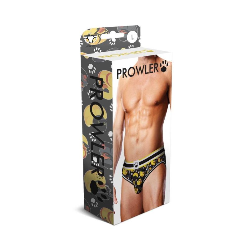 Are you looking for sexy and fun underwear to surprise your ... Prowler - Duck Open Brief - Black - M photo-3