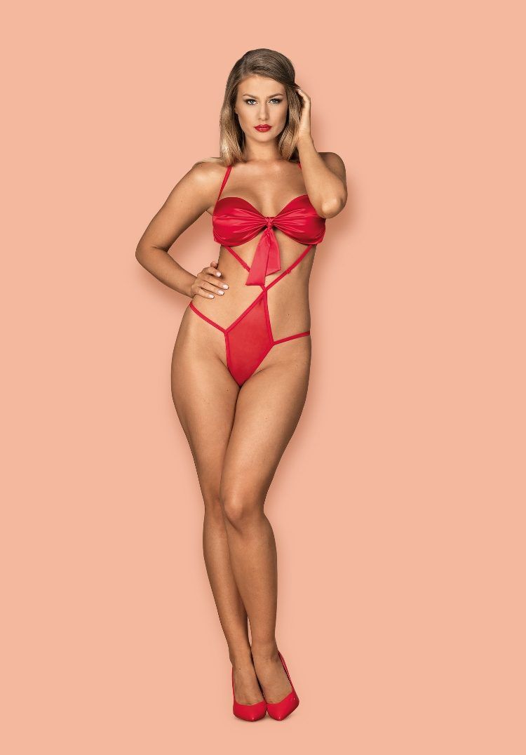 Do you like gifts that bring a lot of joy, love and pleasure... Obsessive - Giftella Teddy - Red - S/M photo-3