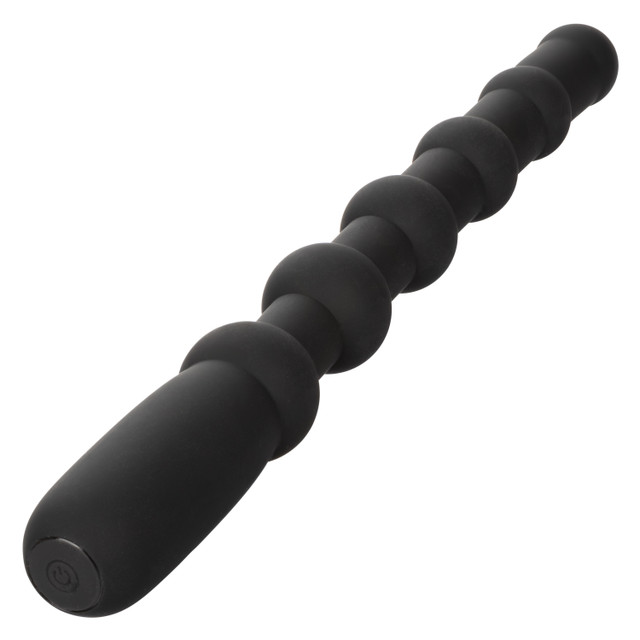 Indulge in the pleasure of the soft and smooth Rechargeable ... CEN - X-10 Vibro Anal Beads - Black photo-4
