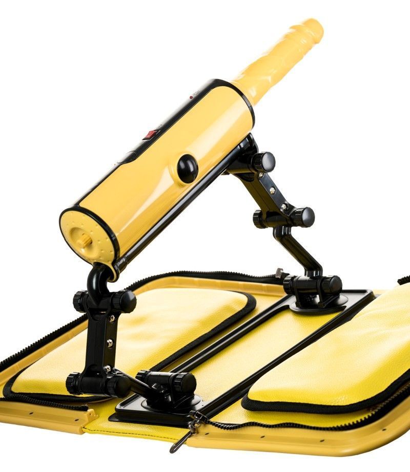 F*ck Bag with warming dildo is hidden in the bright bag.
Re... Motor Lovers - F*ckBag Heating Sex Machine - Yellow photo-7