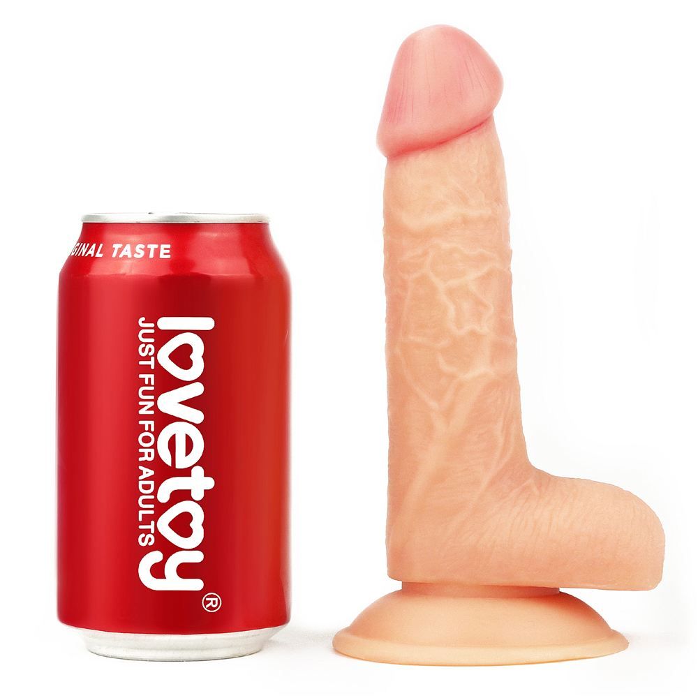 Built to deliver the most lifelike satisfaction, the Soft st... Lovetoy - Easy Strapon Set w Balls 7'' - Flesh photo-13