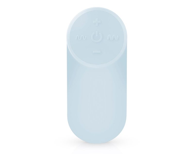 Luv Egg is a cheerful and accessible brand for women or coup... Luv Egg - Vibro Egg w Remote Control - Blue photo-4