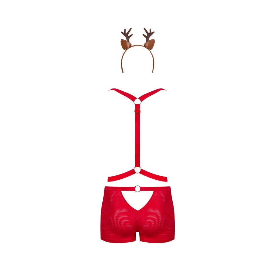 The playful Mr. Reindeer is in the mood for some fun! The sp... Obsessive - Mr Reindy Set - Red - L/XL photo-4