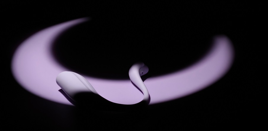 Ergonomic and sleek design with ridged head for extra G-spot... SVAKOM - Phoenix Neo 2 Interactive Egg Vibrator - Pastel Lilac photo-12