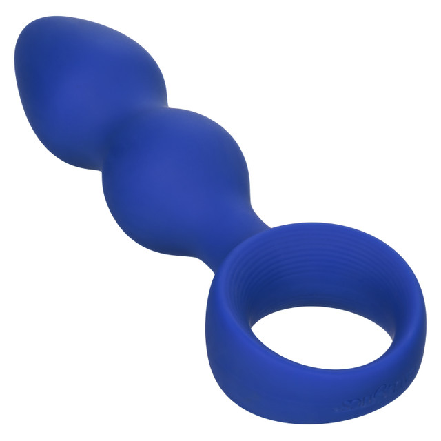Experience ultimate pleasure with the Admiral® Advanced Bead... CEN - Admiral Advanced Beaded Plug - Blue photo-6