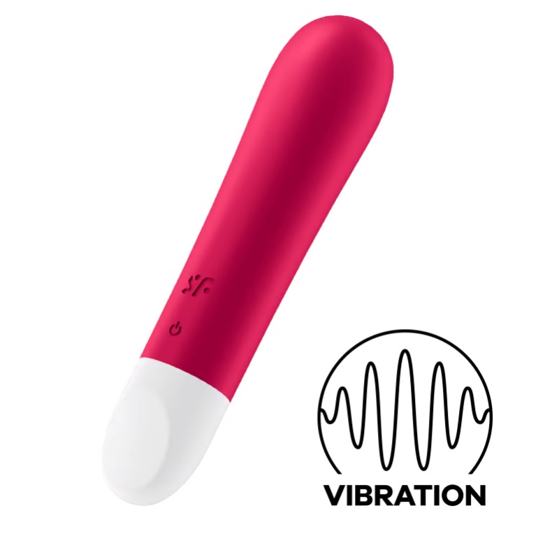 Satisfyer 震動子彈 1 以其圓形、寬表面的尖端和特別強大的振動滿足您和您的熱點。 該振動器還擁有直覺的控制裝置... Satisfyer - Ultra Power 震動子彈 1 - 紅色 照片-2