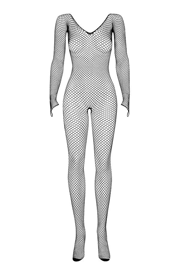 Thinking about naughty stuff from the early morning? That’s ... Obsessive - Bodystocking N109 - Black - S/M/L photo-4
