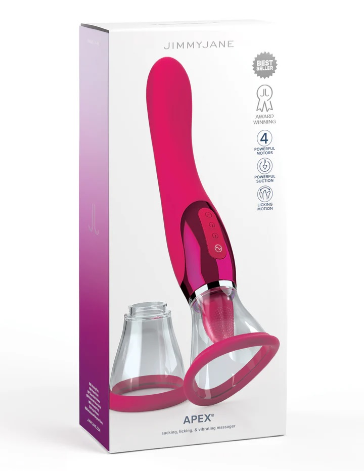The Apex is one of our best sellers for a reason. With four ... JimmyJane - Apex Vibrator - Pink photo-12
