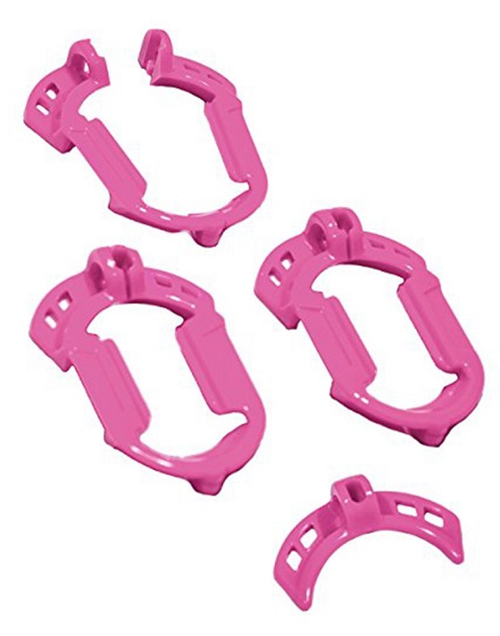 The Vice Mini Version 2 (or V2) has a slight modification fr... Locked in Lust - Vice Mini V2 Chasity Cage - Pink photo-9